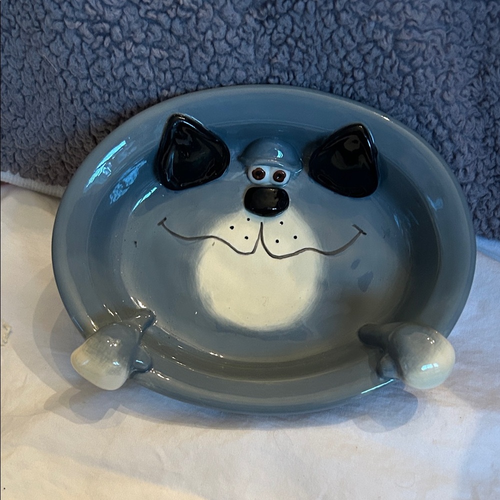 Cute Dog Ceramic Dish